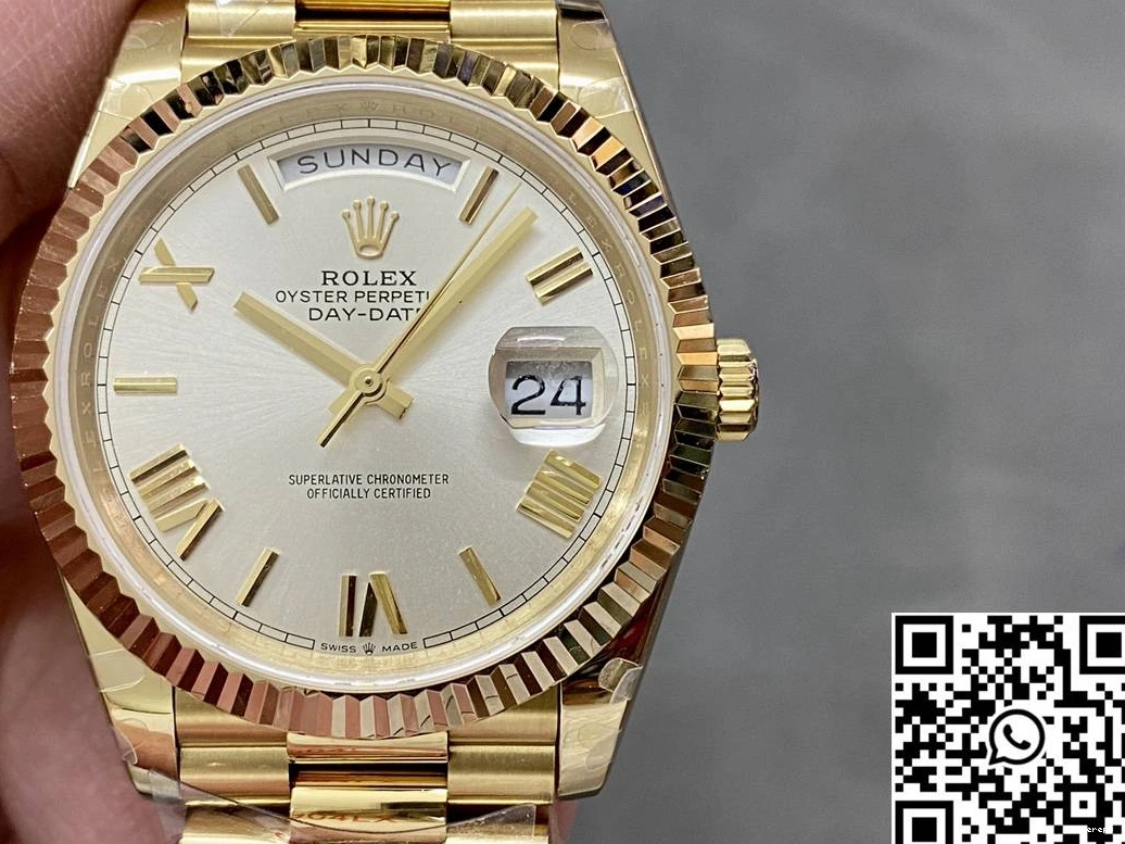 Factory Dial QF Day Tungsten v5 Date Rolex Steel M228238-0042 White 0306